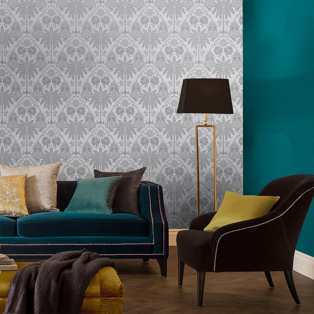 Imperial Wallpaper 104555 by Graham & Brown in Grey